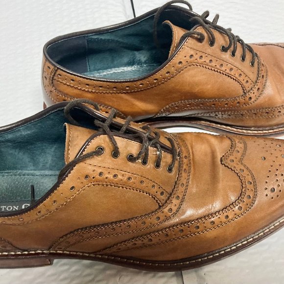Aston Grey Boyle Wingtip Oxford - Tan Leather main image 5